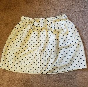 CLOSET CLOSING:  Lands End Polka Dot Skirt
